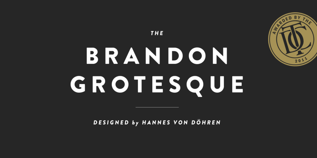 Brandon Grotesque Font Free Download