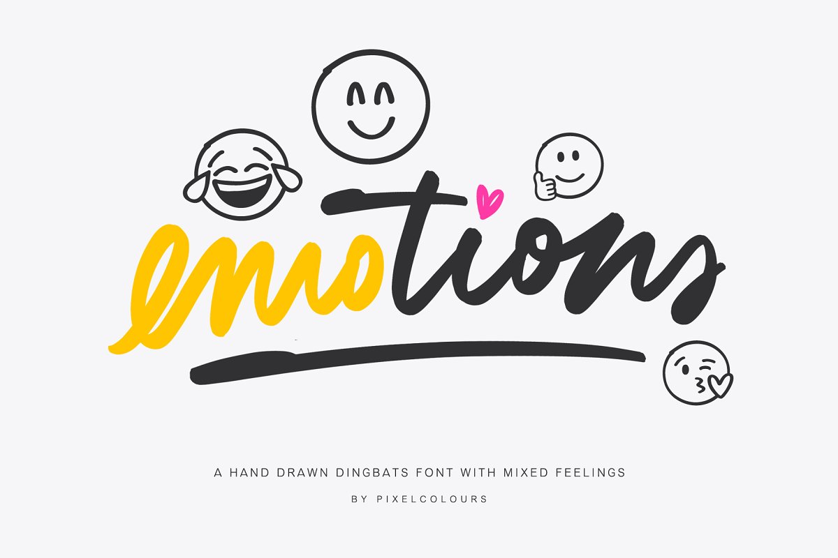 Emoji Font Dingbats Font Graphic Free Download OpFonts
