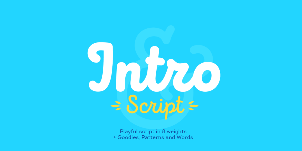 Intro Script Font Free Download