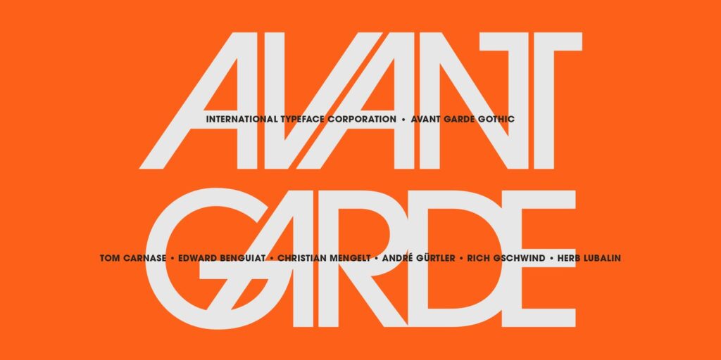 ITC Avant Garde Gothic Font Free Download