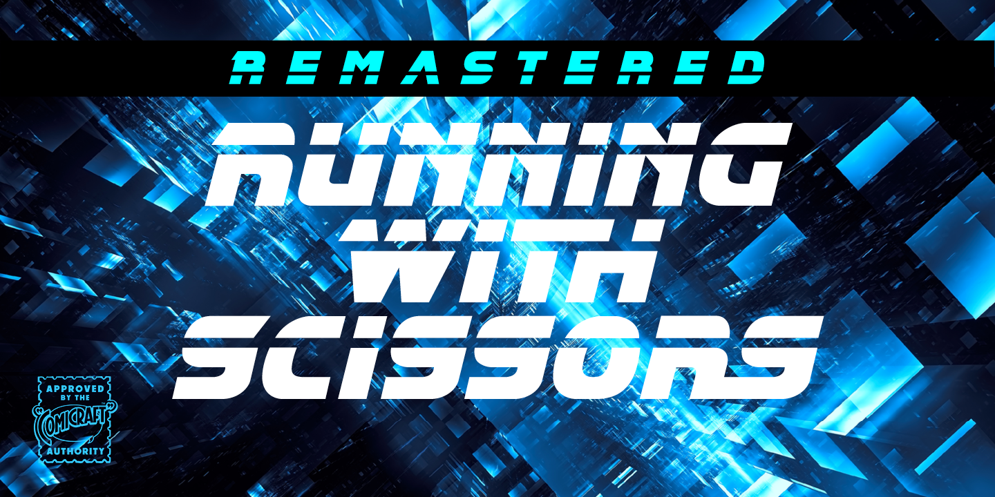 Running With Scissors Font Free Download OpFonts
