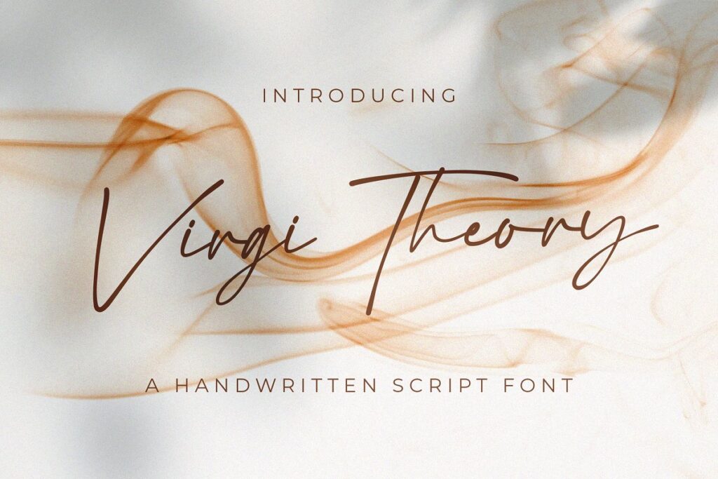 Virgi Theory   Handwritten Font Free Download